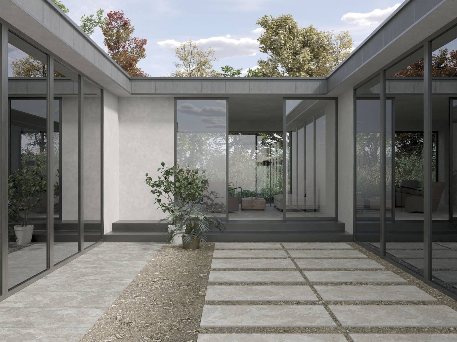 Dalle sur plot carrelage extérieur 20mm couleur grey en vente à La Garde proche de Toulon dans le Var