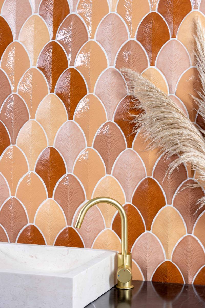 Carrelage décoratif série Plumes en vente à La Garde dans le 83 proche de Toulon