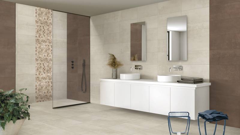 Carrelage beige à La Garde proche de Toulon dans le Var