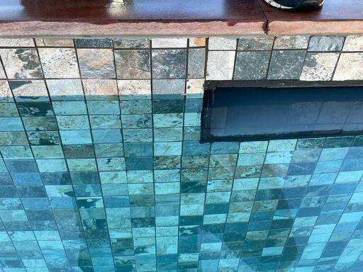 Mosaïque imitation bali à Toulon dans le Var