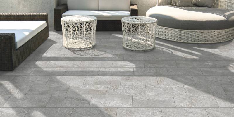 Acheter une terrasse avec du carrelage imitation pierre naturelle